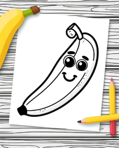 uśmiechnięty banan