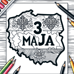 Mapa Polski-3 Maja
