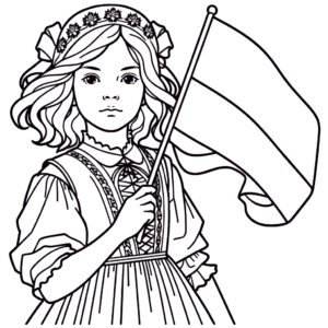 Dziewczynka z Flagą